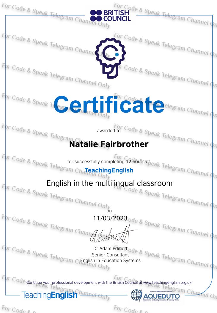 Certificate 15